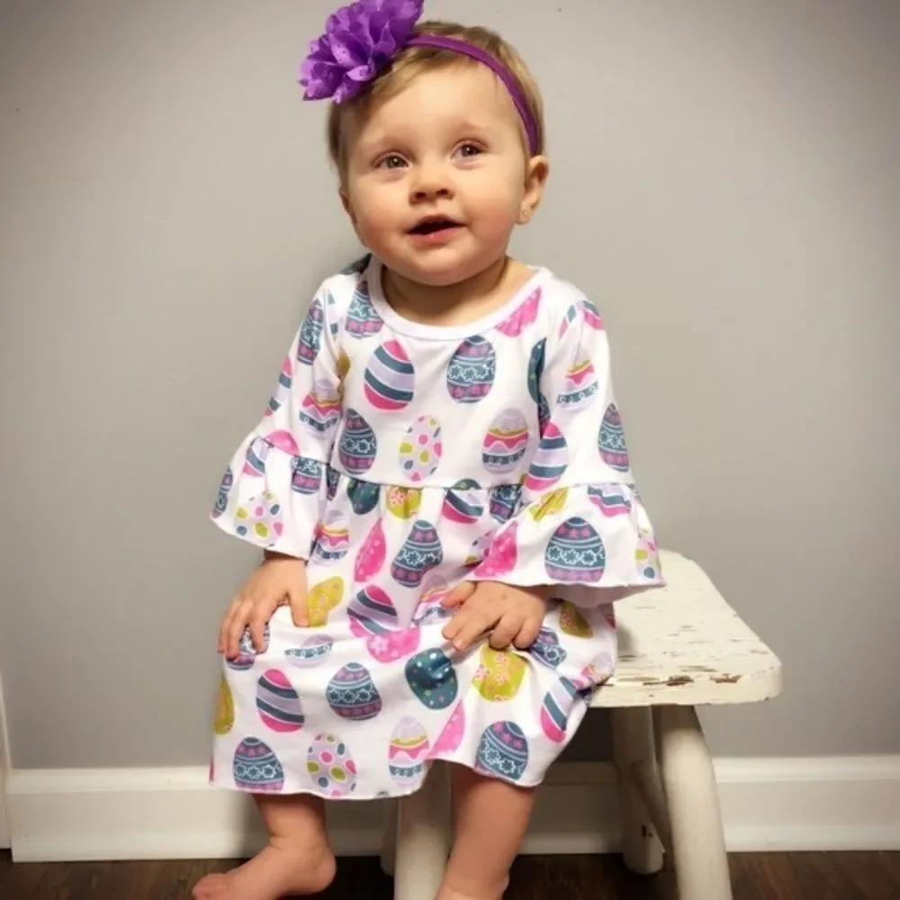 Easter Egg Baby Girl Dress